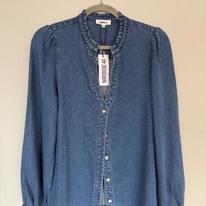 Wardrobe 44 denim shirt